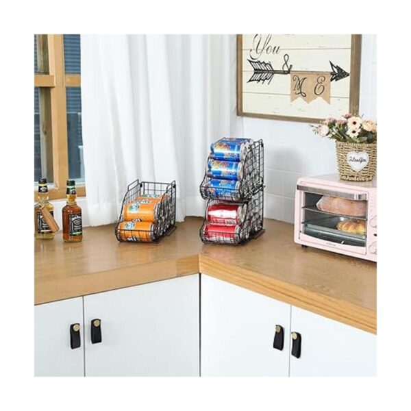 Contenedor dispensador de latas de pie paquete de 3