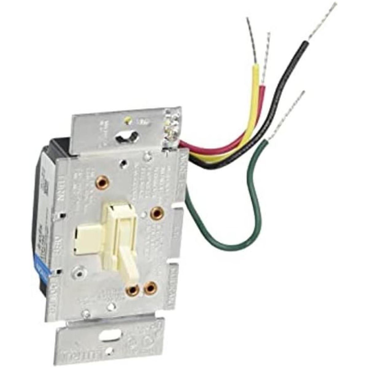 Lutron Toggler Ventilador combinado de 3 velocidades de