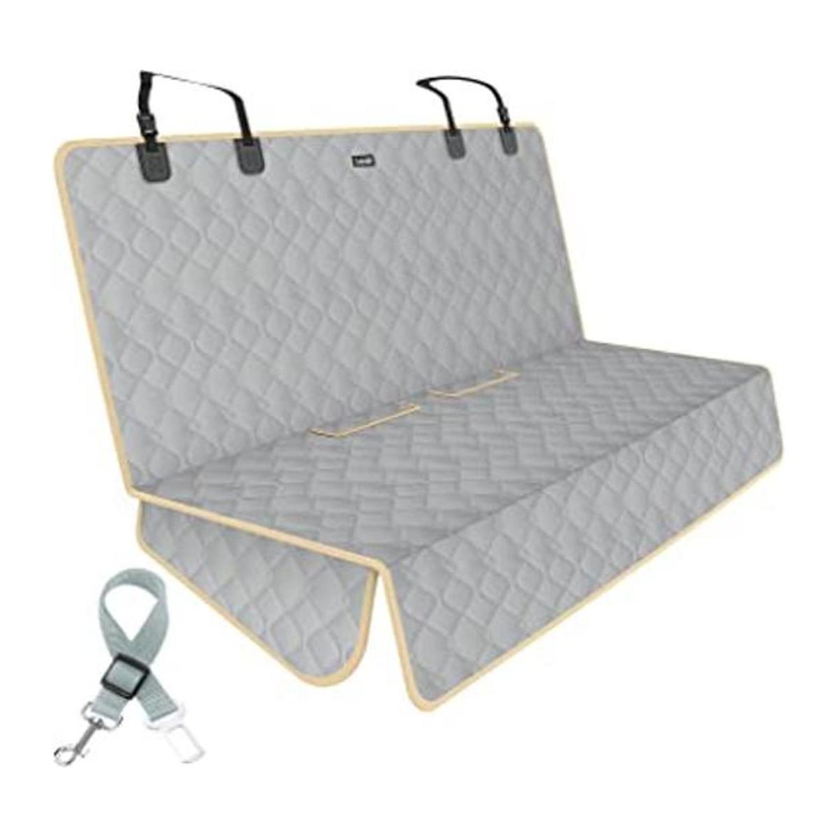 Fundas de asiento de perro para asiento trasero de