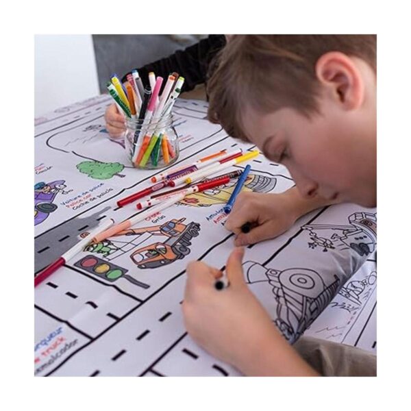 Mantel para colorear para niños lavable diseño de_2