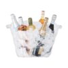 Oggi Bañera cuadrada acrílica para fiestas 16.75 x 14_1