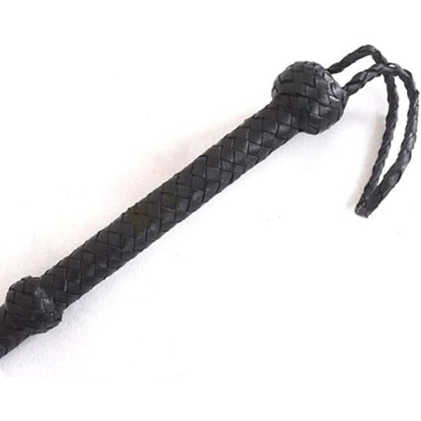 Indiana Jones Style Bull Whip 4 Foot 8 Plaits Real Cow_3