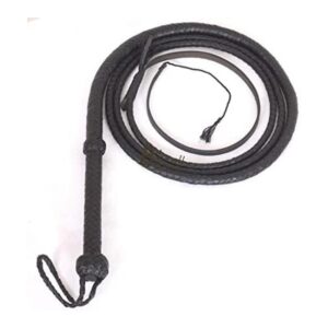 Indiana Jones Style Bull Whip 4 Foot 8 Plaits Real Cow_1