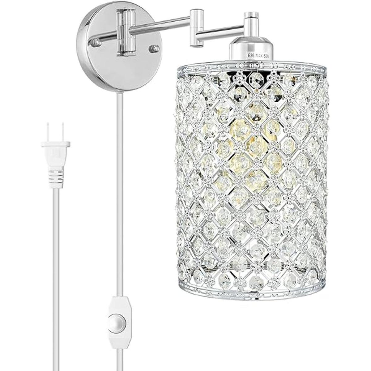Lámpara de pared de 1 luz estilo moderno pantalla