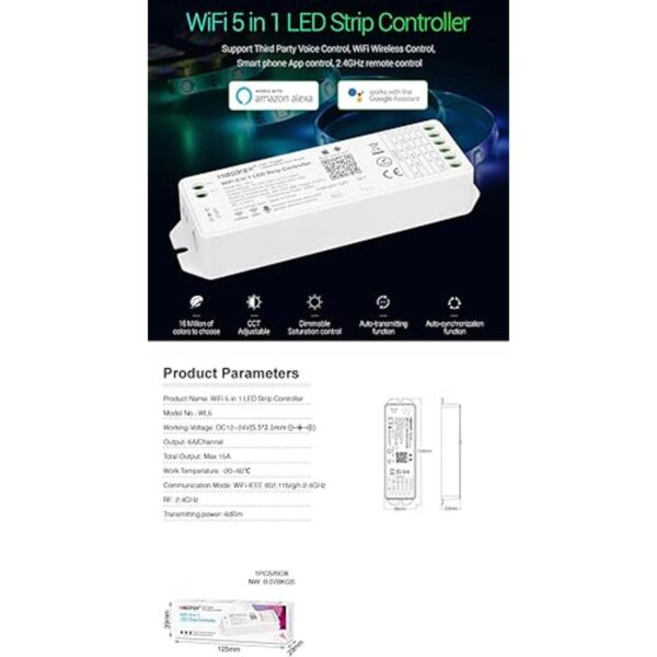 Mi.Light YL5 Tira de luz LED 5 en 1 para control de voz_2