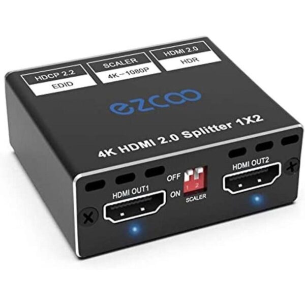 Divisor HDMI 4K 1x2 HDR Dolby Vision Atmos Down Scaler_1