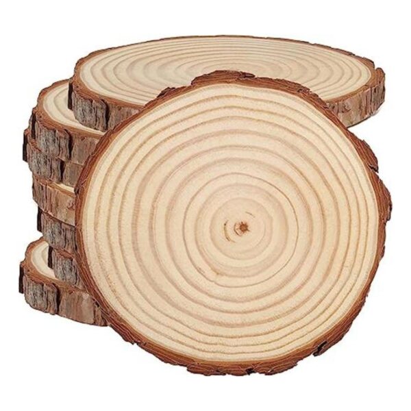 Hakzeon 8 piezas de 8 9 pulgadas de madera natural 45_1