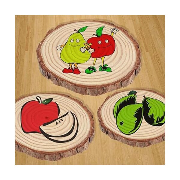 Hakzeon 8 piezas de 8 9 pulgadas de madera natural 45_6