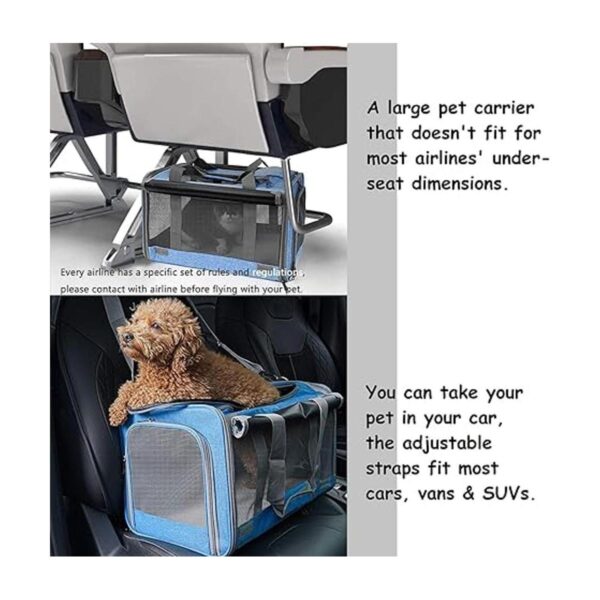 GAPZER Transportador de mascotas para gatos grandes y_5