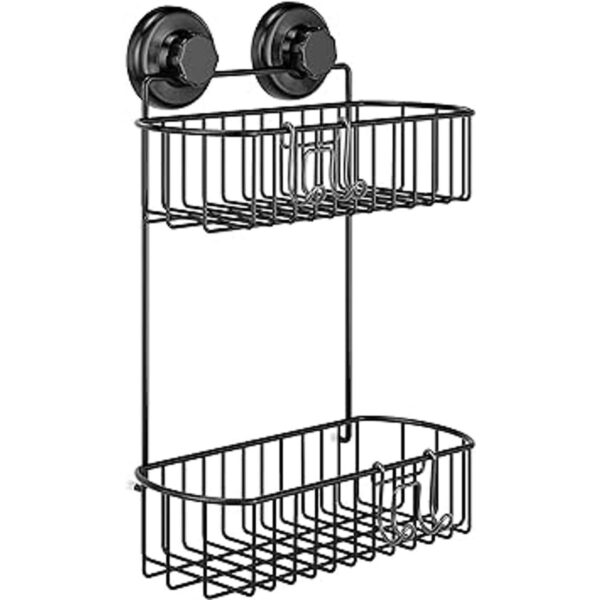 HASKO accessories Organizador de ducha con ventosa cesta_4
