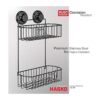 HASKO accessories Organizador de ducha con ventosa cesta_2