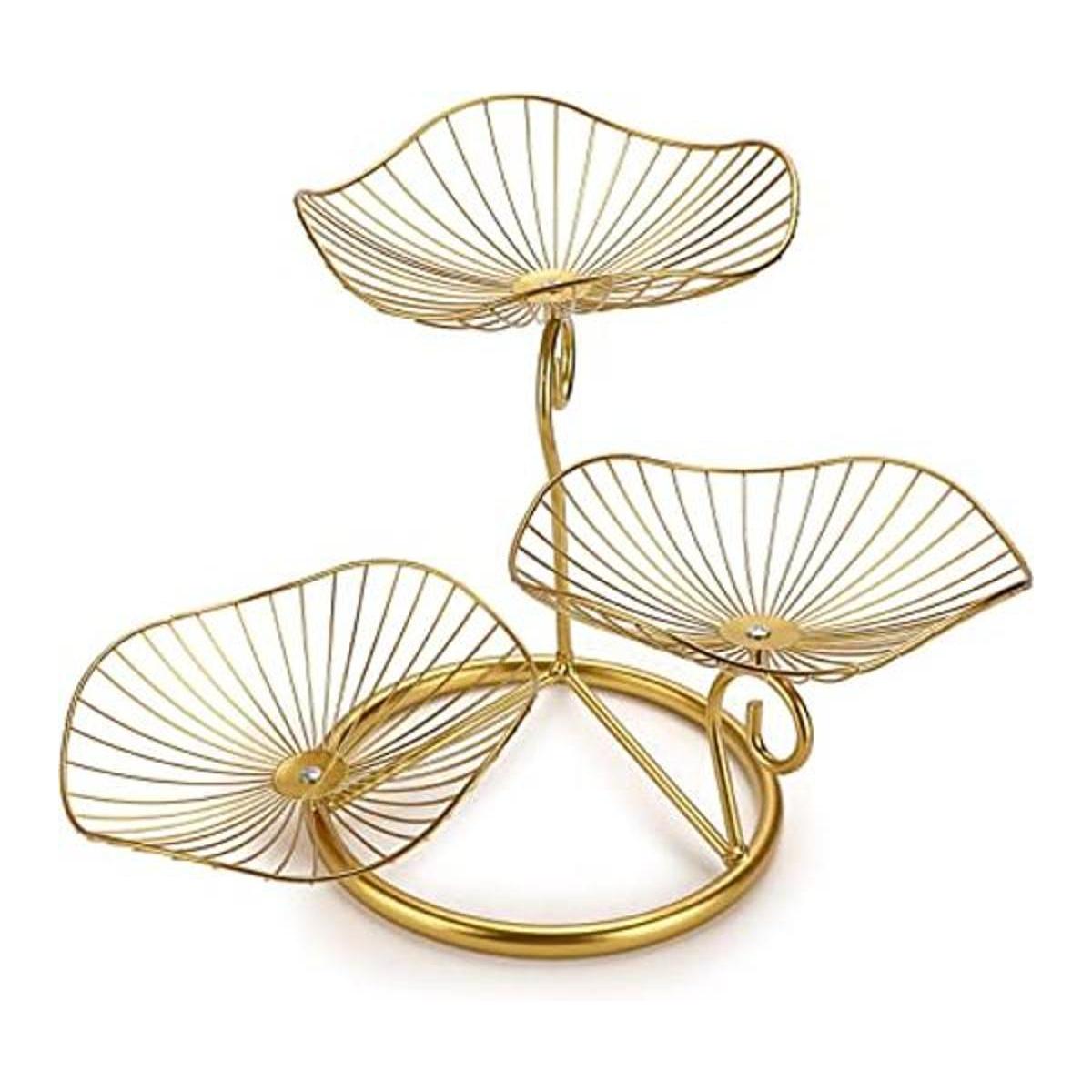 OwnMy Soporte decorativo para cesta de frutas de 3