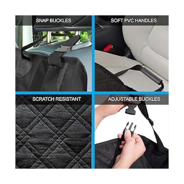 Funda de asiento trasero para perro protector de asiento_5