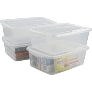 Gloreen Contenedor de almacenamiento transparente