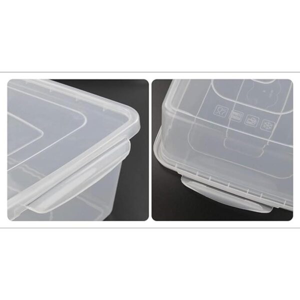 Gloreen Contenedor de almacenamiento transparente