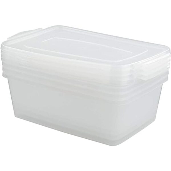 Gloreen Contenedor de almacenamiento transparente