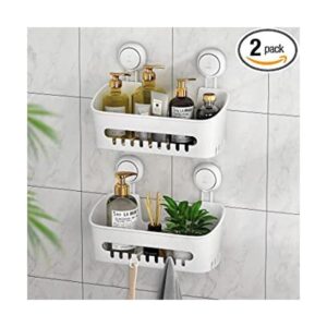 Cesta de ducha con ventosa para ducha paquete de 2_1