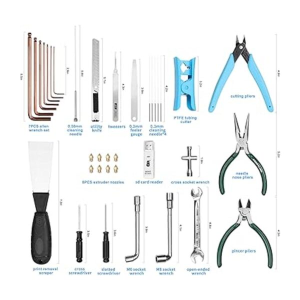 Creality Kit de herramientas para impresora 3D con funda