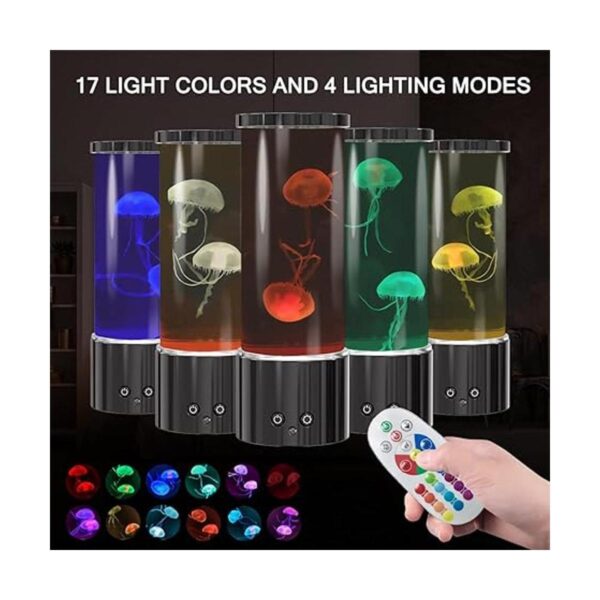 KIKILIVE Lámpara de lava de medusas lámpara de mesa LED_2