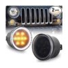 JK Luces direccionales blancas DRL ámbar LED para_1