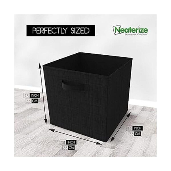 NEATERIZE Cubos de almacenamiento grandes de 13 x 13_2