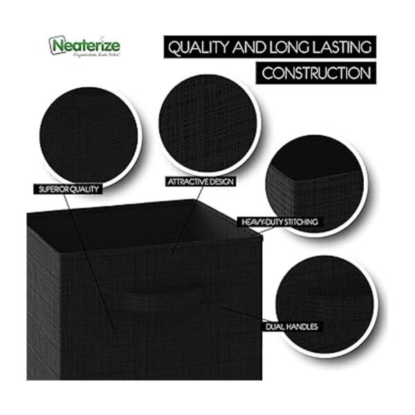 NEATERIZE Cubos de almacenamiento grandes de 13 x 13_3