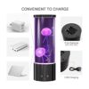 KIKILIVE Lámpara de lava de medusas lámpara de mesa LED_4