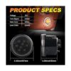 JK Luces direccionales blancas DRL ámbar LED para_3