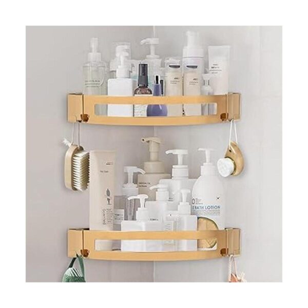 NearMoon Estante esquinero de baño paquete de 2 unidades_5