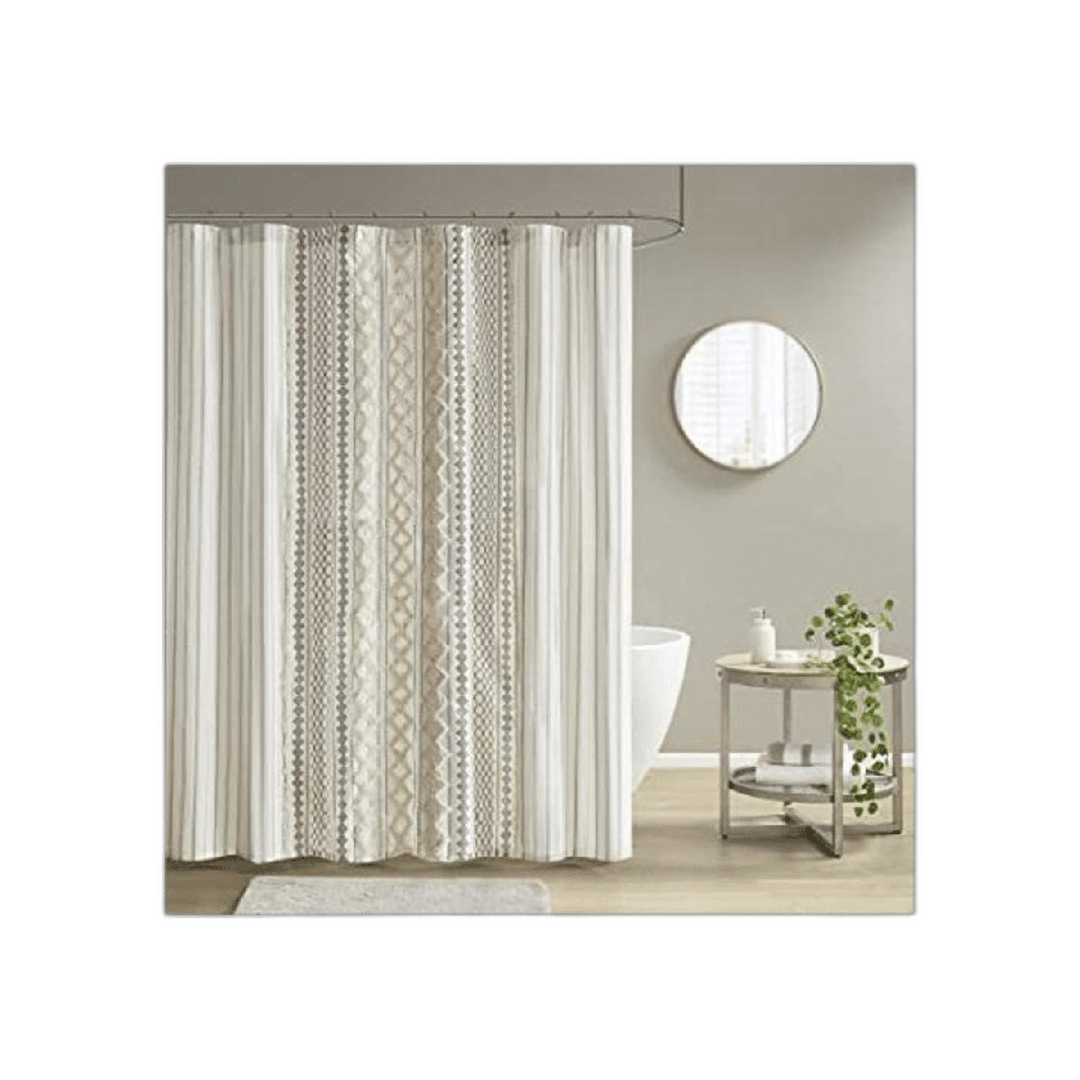 INKIVY Imani Cortinas de ducha de felpilla 100