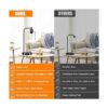 Lámpara de mesa industrial con puertos de carga USB AC_2