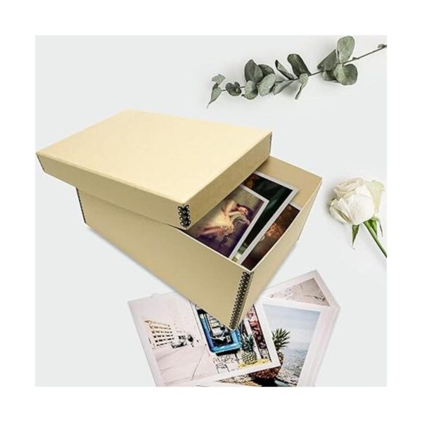 Lineco Foto instantánea de foto tarjeta caja de archivos