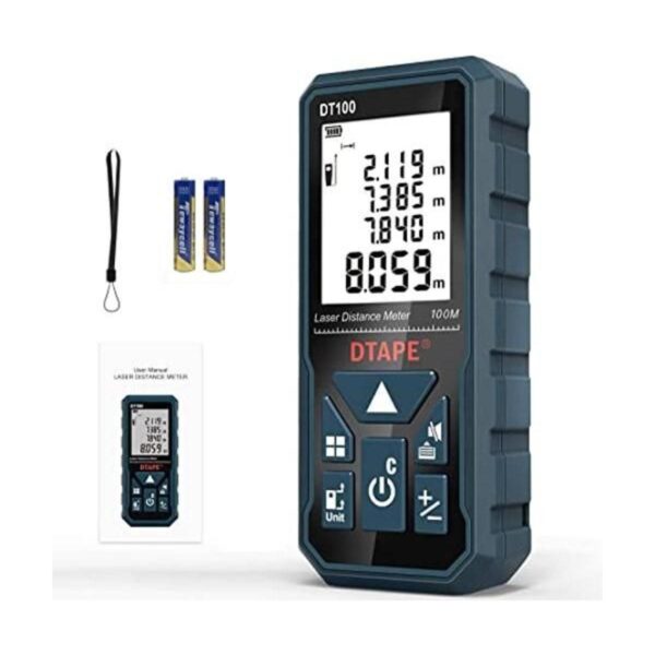 DTAPE Cinta métrica láser digital de 328 pies unidad de