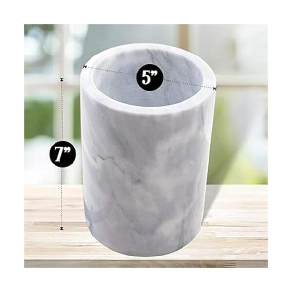 Homeries Soporte para utensilios de cocina de mármol