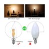 LiteHistory Bombilla LED E12 regulable de 6 W igual a 60 W_3