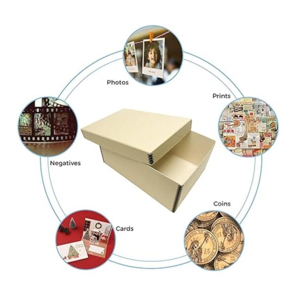 Lineco Foto instantánea de foto tarjeta caja de archivos