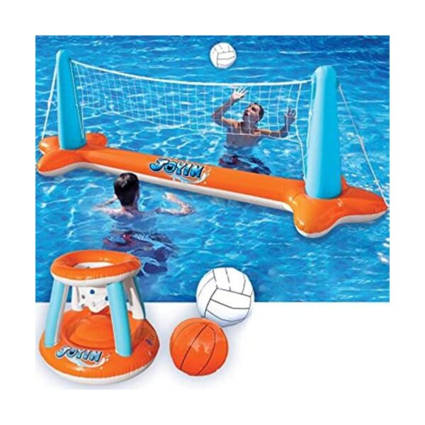 JOYIN Juego de flotadores inflables para piscina red de_1