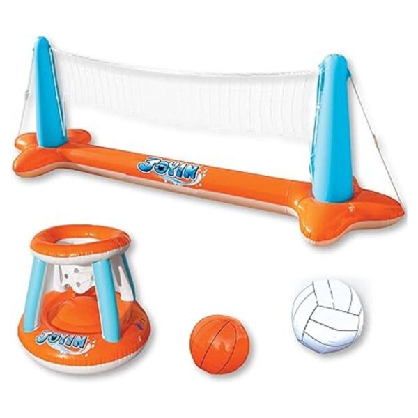 JOYIN Juego de flotadores inflables para piscina red de_2