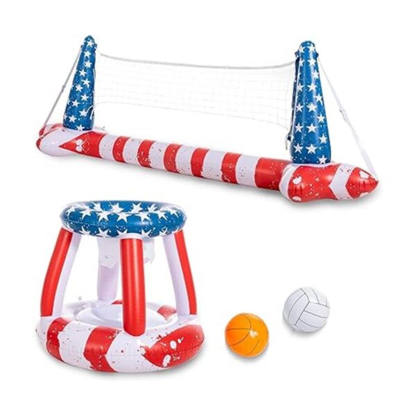 Juego de flotadores inflables para piscina red de_2