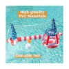 Juego de flotadores inflables para piscina red de_4