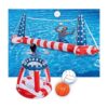 Juego de flotadores inflables para piscina red de_1