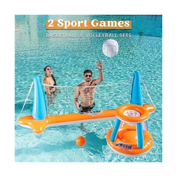 JOYIN Juego de flotadores inflables para piscina red de_3