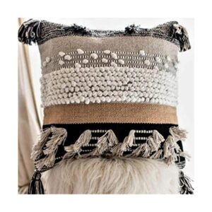Funda de almohada decorativa bohemia cuadrada de 18 x 18_1