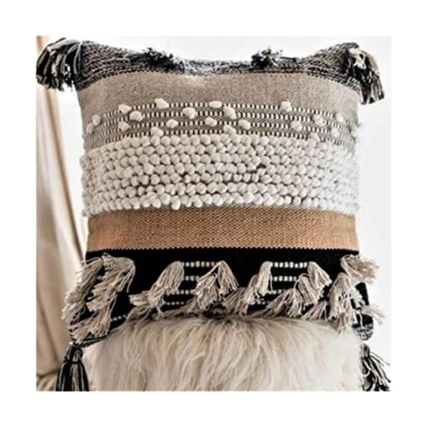Funda de almohada decorativa bohemia cuadrada de 18 x 18_1