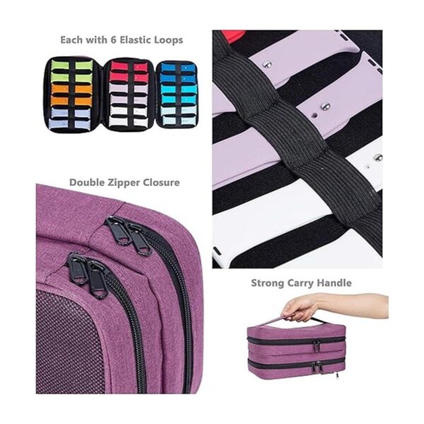 PACMAXI Funda de transporte de 84 correas de reloj_4