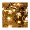 Toldo de cama de 8 esquinas con 100 luces LED de estrella_5