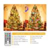 Ollny Cadena de luces de Navidad para exteriores 400 LED_2