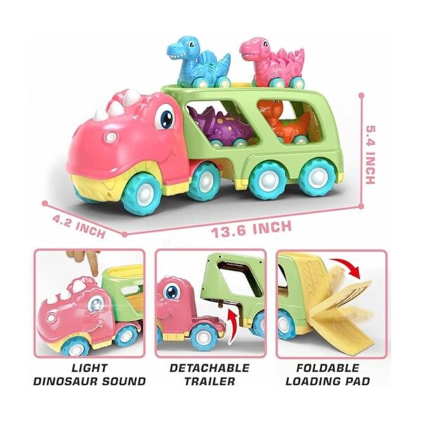 Juguete de dinosaurio para niña pequeña camión_2
