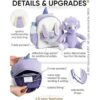 Naturally KIDS Mochila para niños pequeños con animales de_4
