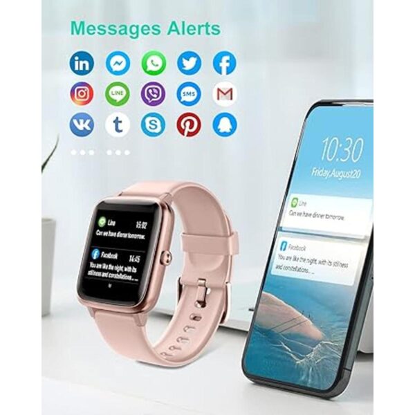 GRV Reloj inteligente para teléfonos iOS y Android